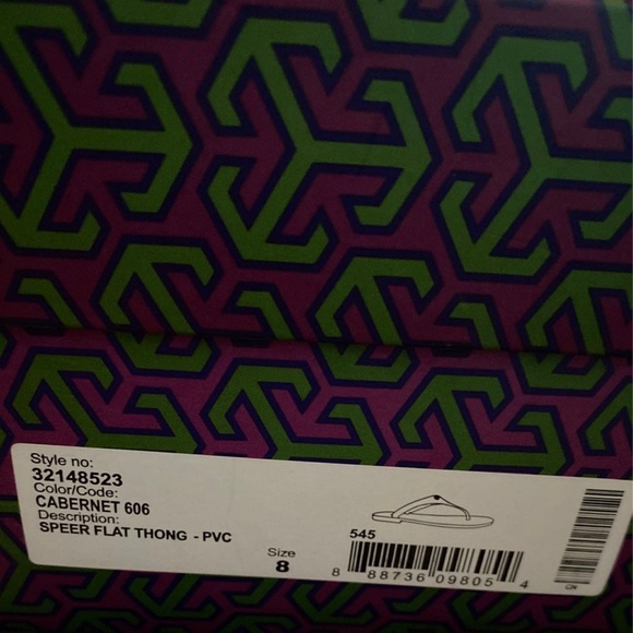 Tory Burch Miller Sandals in Eggplant - Picture 8 of 10